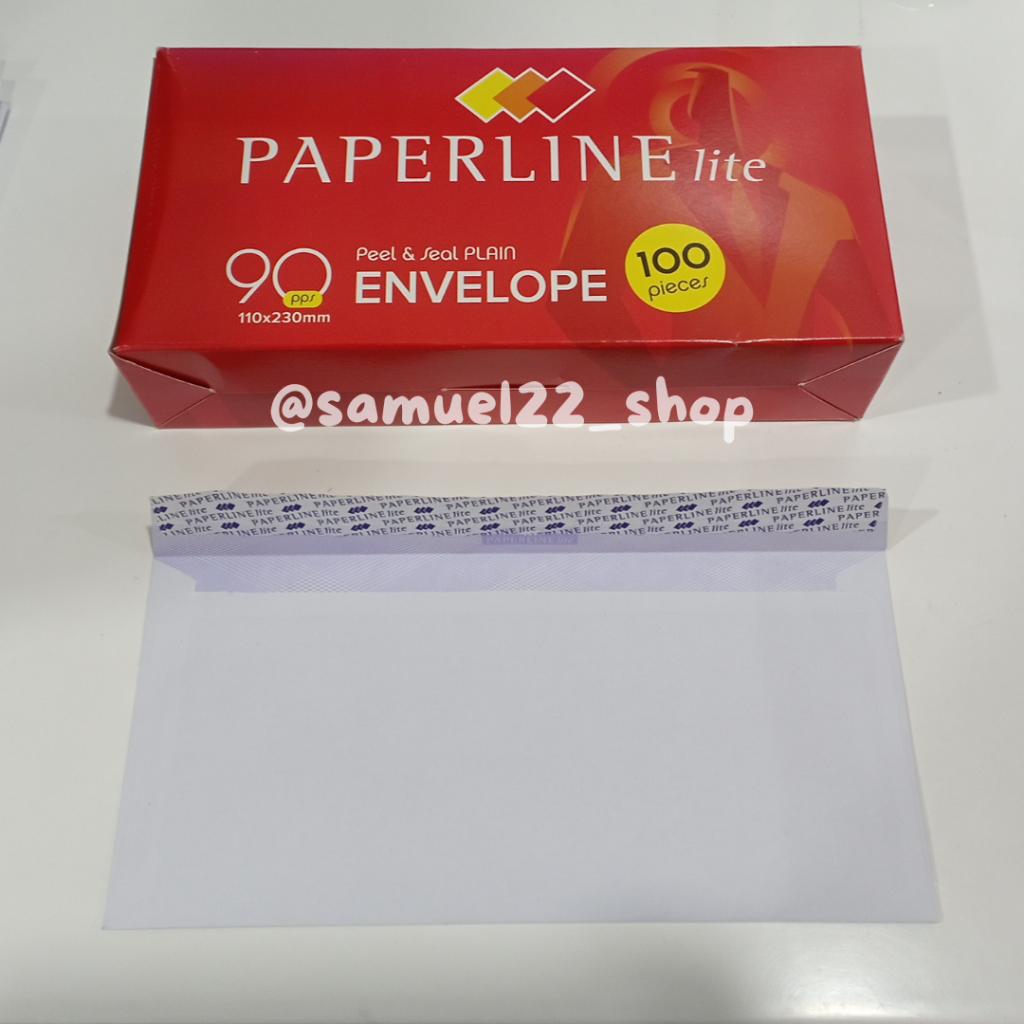 

Amplop Kabinet Polos Paperline Lite 90 PPS 70 gsm 110 x 230 mm