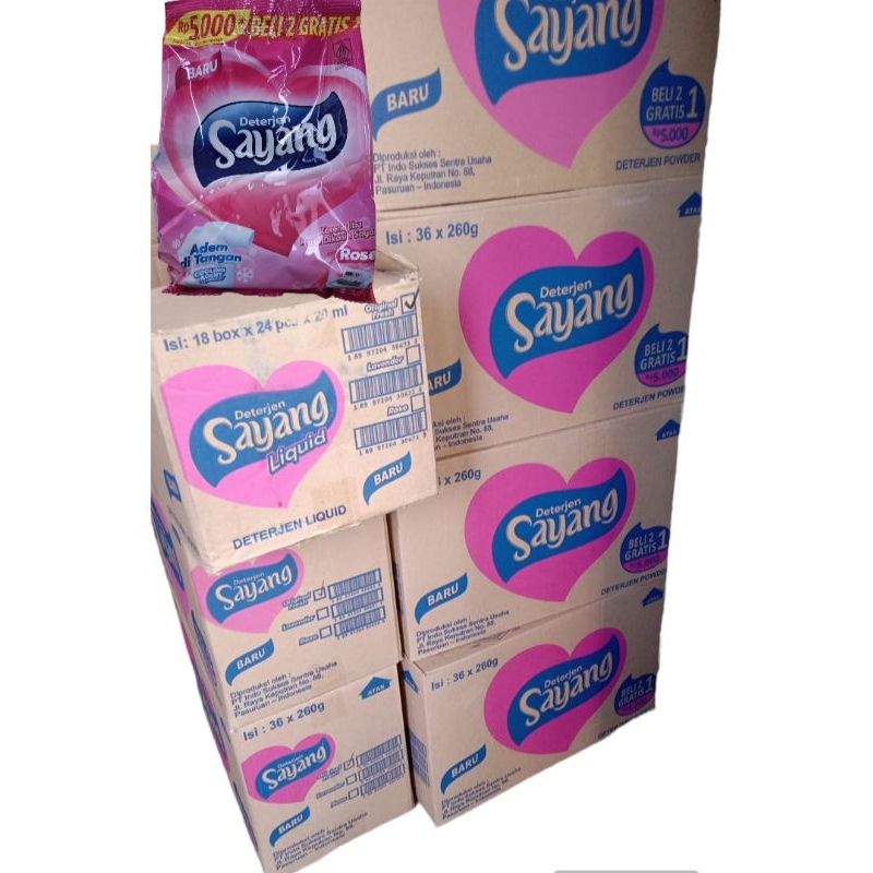 Detergent sayang 5rb an 1dus