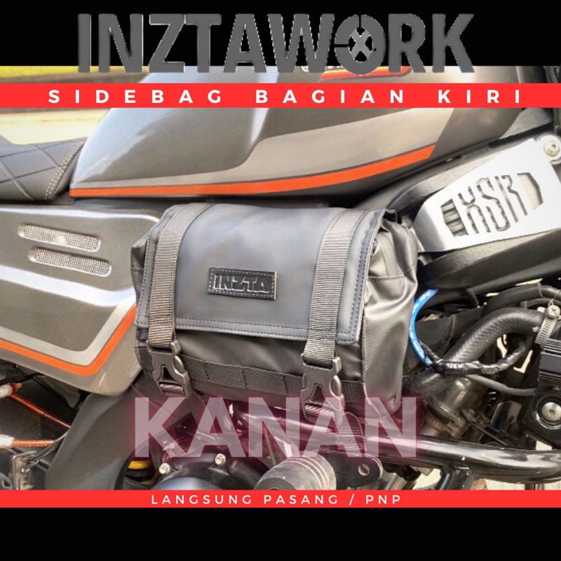 Sidebag Tank XSR 155 right, tas samping XSR KANAN