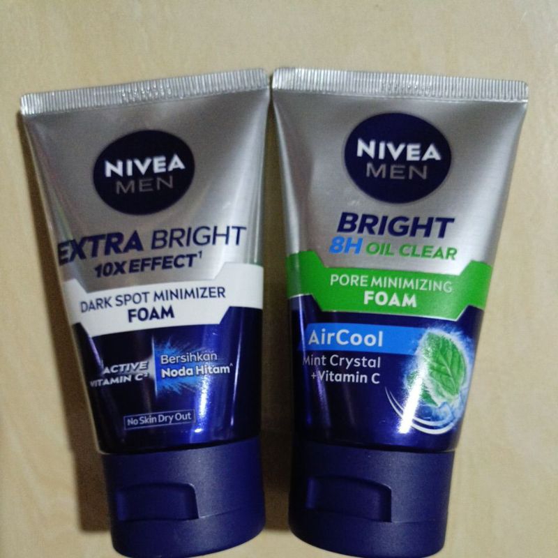 NIVEA Men Extra Whitening Dark Spot Minimizer Facial Foam 100ml