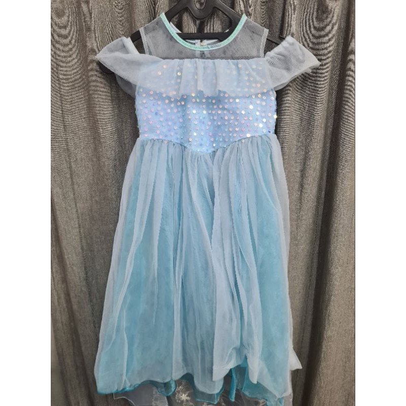 preloved dress anak model frozen elsa size 120