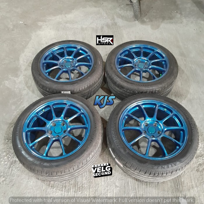 VELG SEKEN MODEL ZE40 R18X8 5X114ET40BLUE + BS 225 50 R18