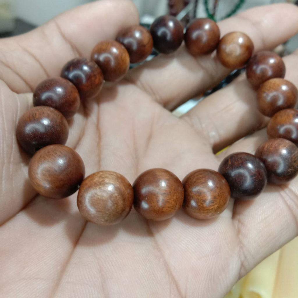 gelang kayu stigi laut asli 12mm