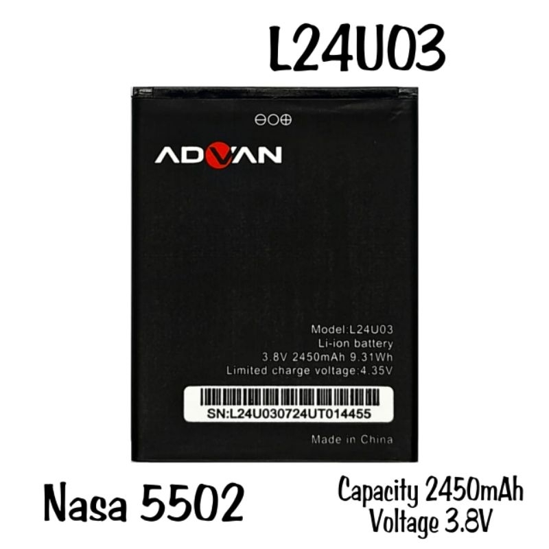 Baterai Advan L24U03 NASA 5202 battery batre