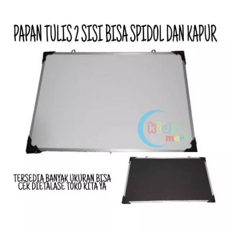 35x50 whiteboard papan tulis NON MAGNET