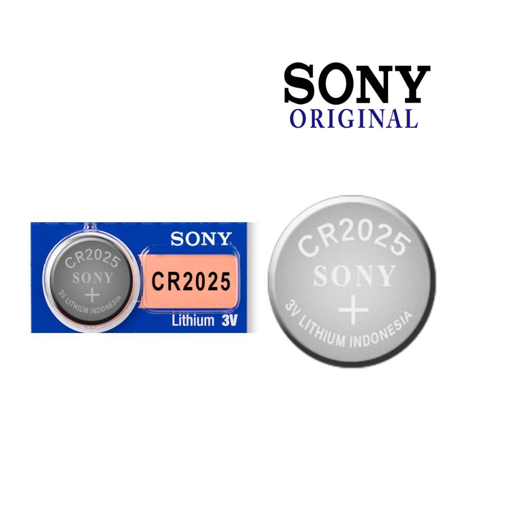 Baterai Kancing SONY CR2025 CR-2025 CR 2025 3v Lithium