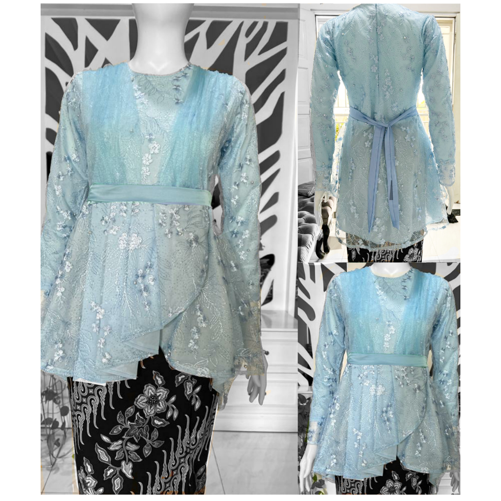 Atasan kebaya Hanum kebaya tile mutiara L XL XXL