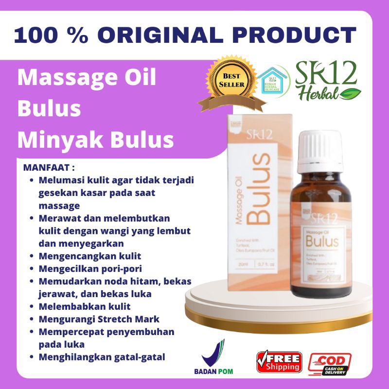 Minyak bulus original sr12 pengencang payudara massage oil pembesar mr p putih asli halal