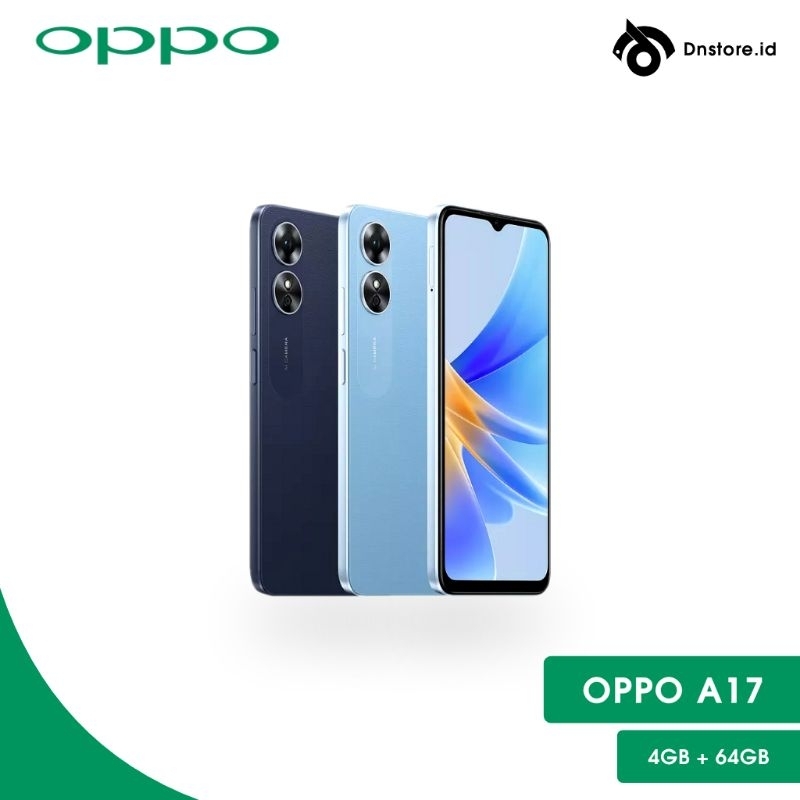 OPPO A17 4GB/64GB, 50MP camera,5000mAh Long-lasting battery,MediaTek Helio G35.