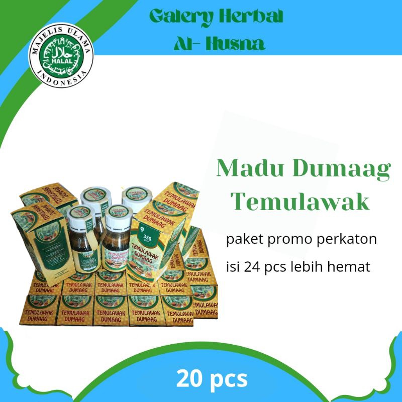 

Madu Dumaag Temulawak 350 Gram Paket Hemat isi 20 pcs