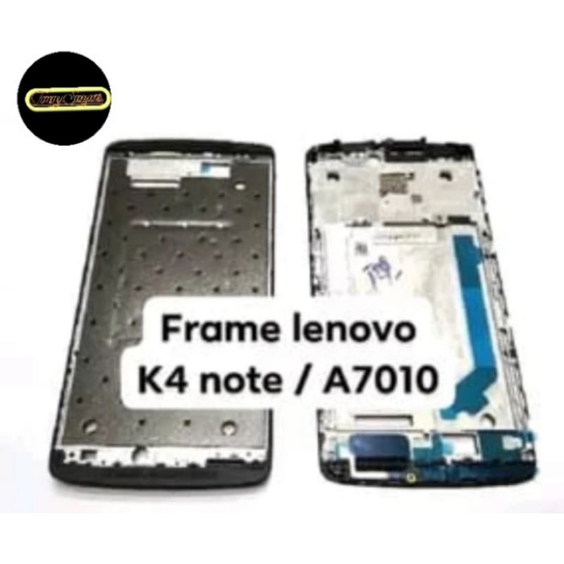FRAME DUDUKAN LCD TULANG TENGAH LENOVO A7010 K4 NOTE ORIGINAL