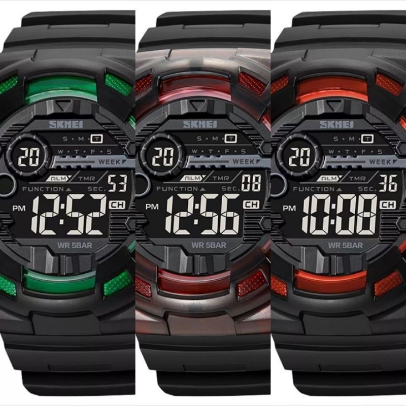 PROMO AGUSTUS Jam Tangan Pria Digital SKMEI 2110 Waterresist