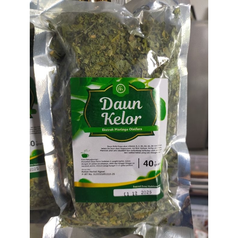 

Teh Curah Daun Kelor 40gr Berkah Herbal Organik