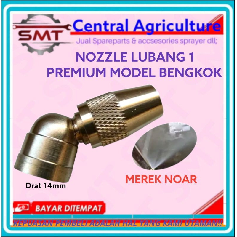 NOZZLE LUBANG 1 MODEL BENGKOK NOAR MADE IN JAPAN