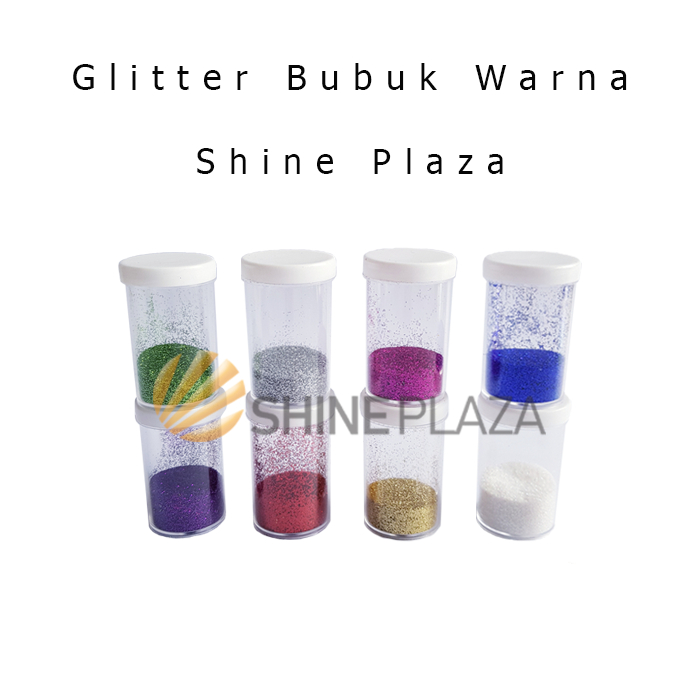 

TRG Serbuk Gliter Kecil Warna Warni GLT-20 - Metallic Powder Glitter Bubuk Halus Untuk Art Craft Decoration TRG