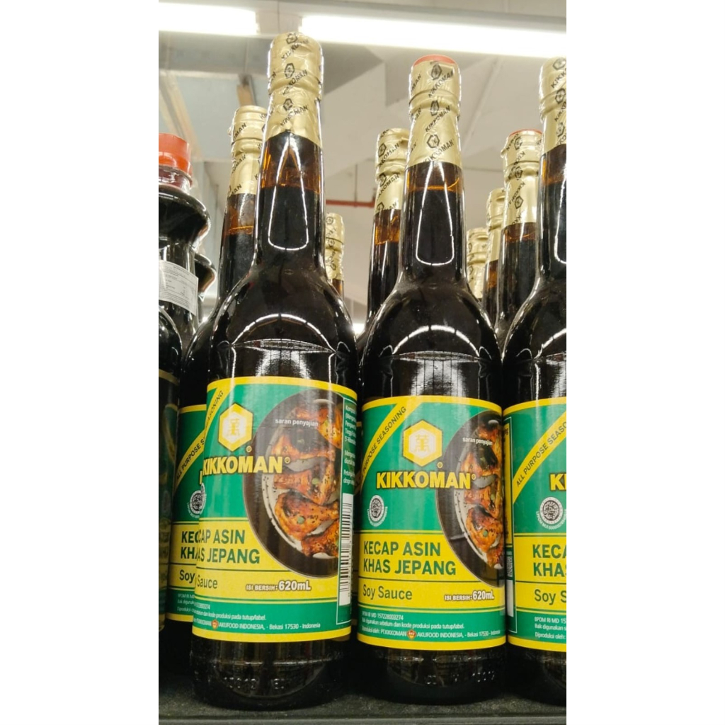 

Kikkoman Soy Sauce Kecap AsinKhas Jepang 620ml