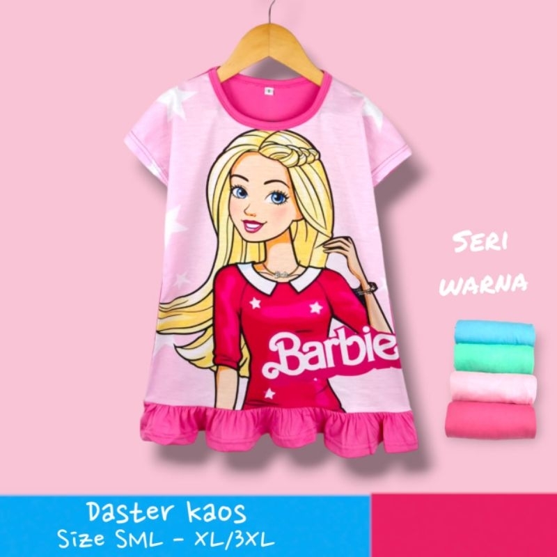 DASTER ANAK PEREMPUAN DEDINA , XL KELINCI BARBIE