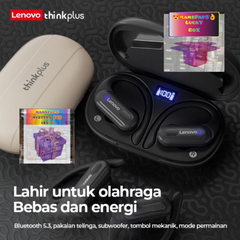 Thinkplus Lenovo XT60 Sport TWS True Wireless Bluetooth 5.3 Earphones HiFi