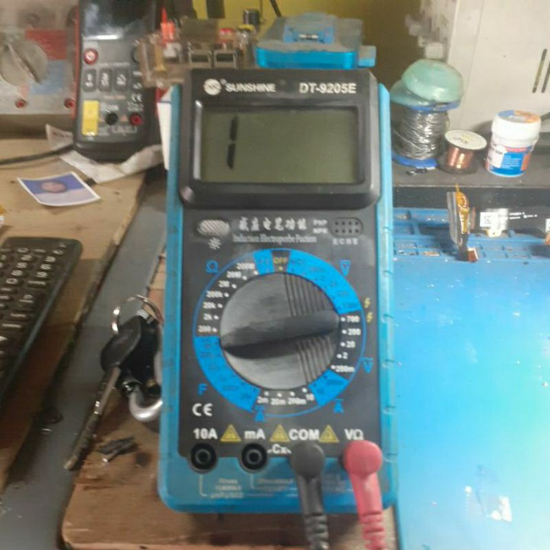 digital multitester sunshine dt-9205e second