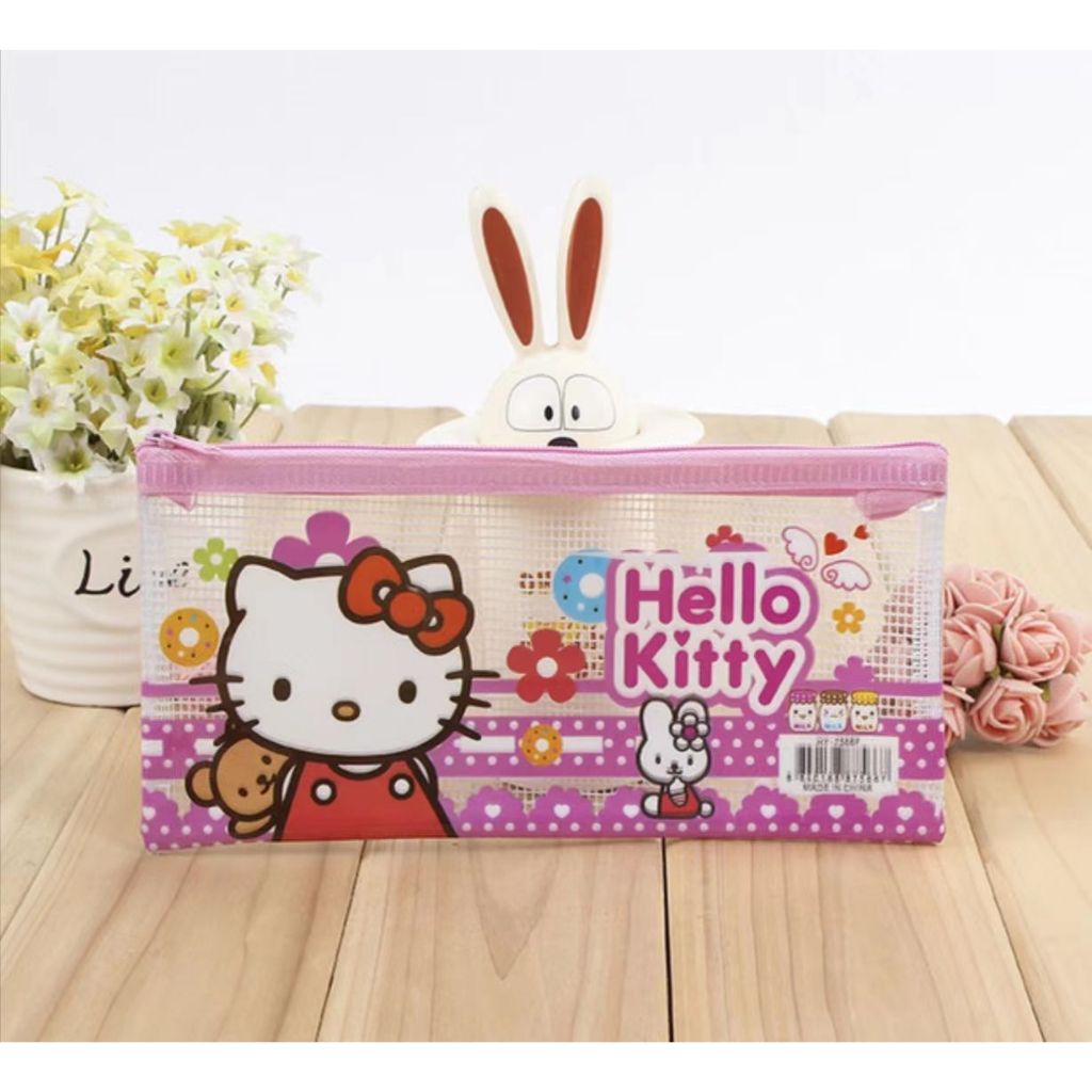 

AS Map Folder Plastik Mika Bening Jaring Karakter Hello Kitty B6