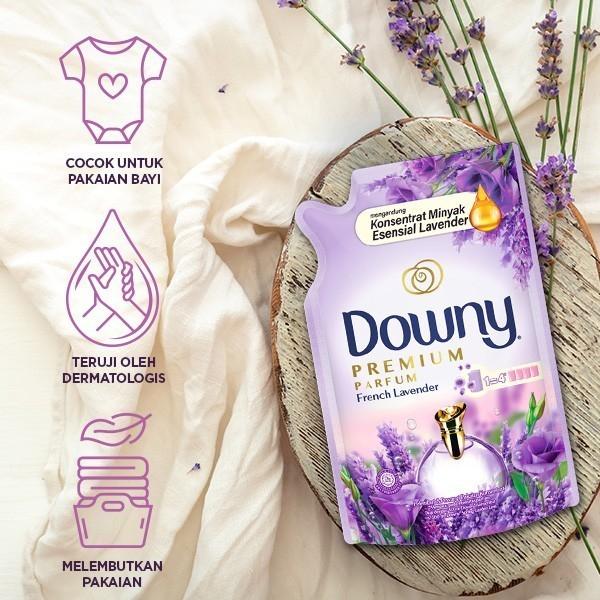Downy Pelembut dan Pewangi Pakaian Konsentrat 1450 Ml French Lavender