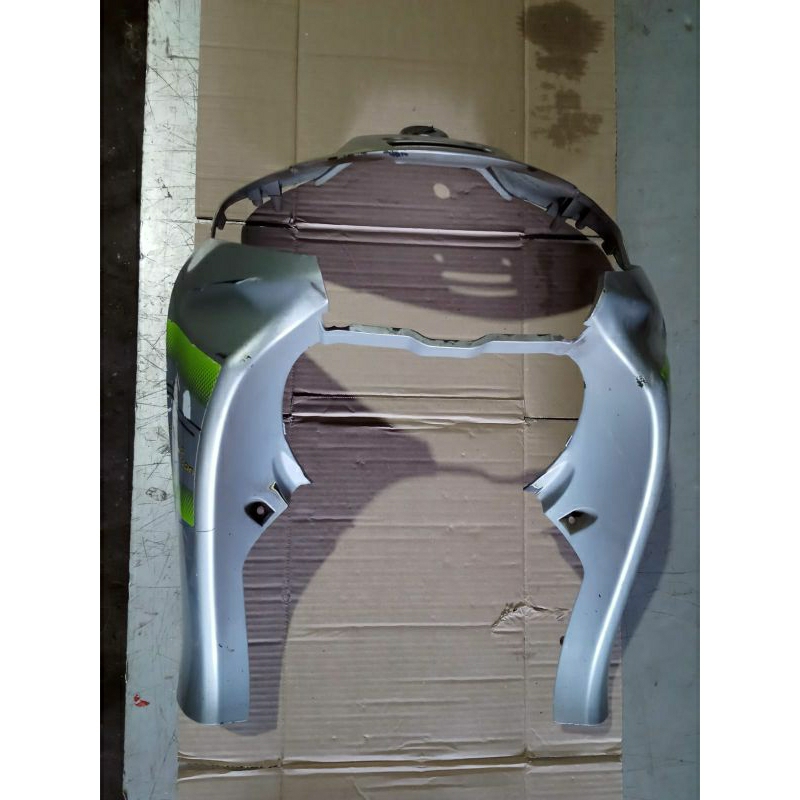 tameng depan nouvo lele silver original