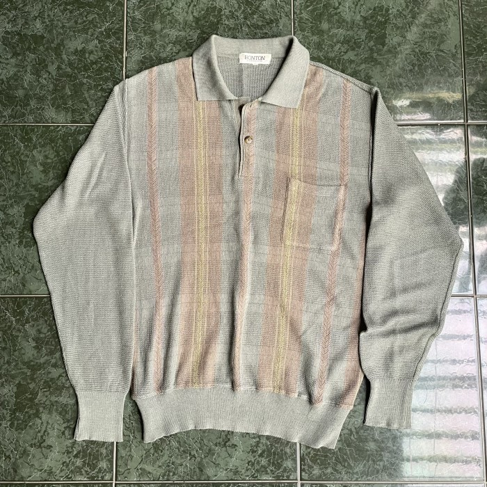 Knitwear Sweater Collar Bonton not Coogi Style Second