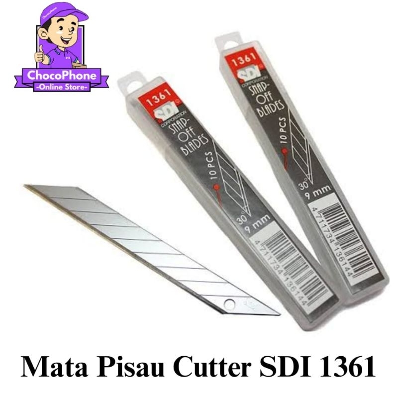 

Mata Pisau Cutter SDI 30° Derajat Refill Cuter 1361