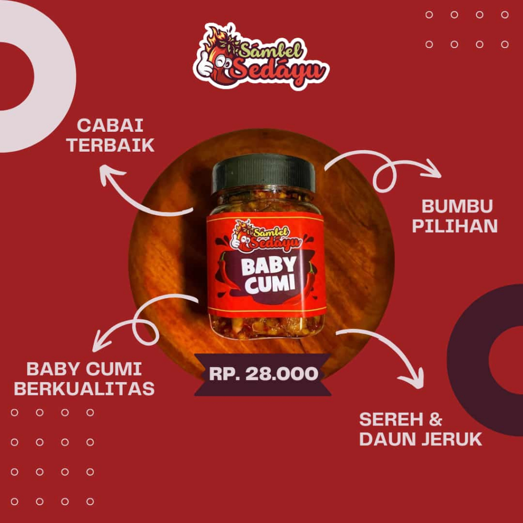 

SAMBEL SEDAYU - BABY CUMI 150 GR