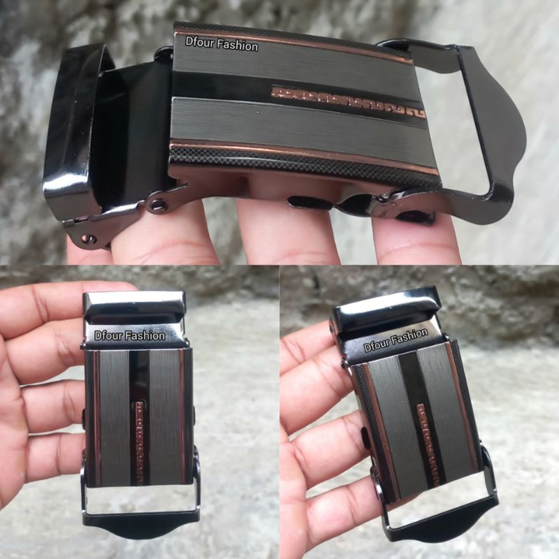 Dfour Kepala Gesper Kepala Ikat Pinggang Pria Model Jepit