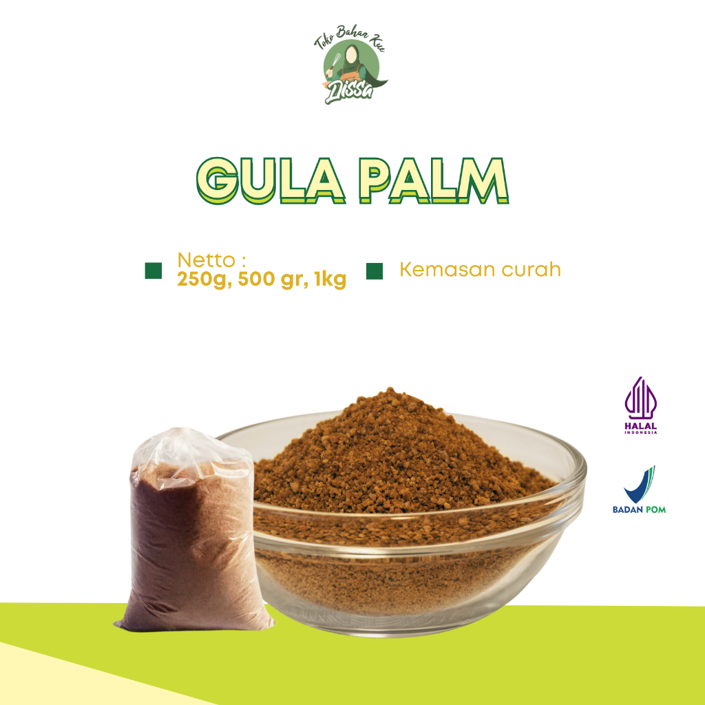 

Gula Palm 250g,500gr,1kg | Gula Palm - Tobaqdissa