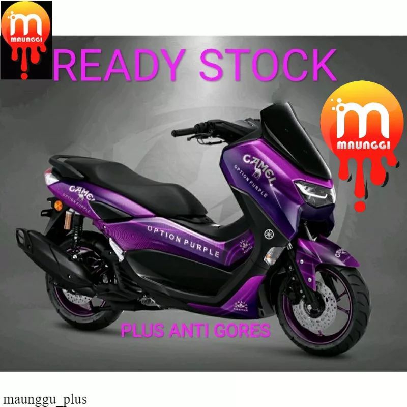 sticker decal variasi full body yamaha all new nmax full blok motip camel