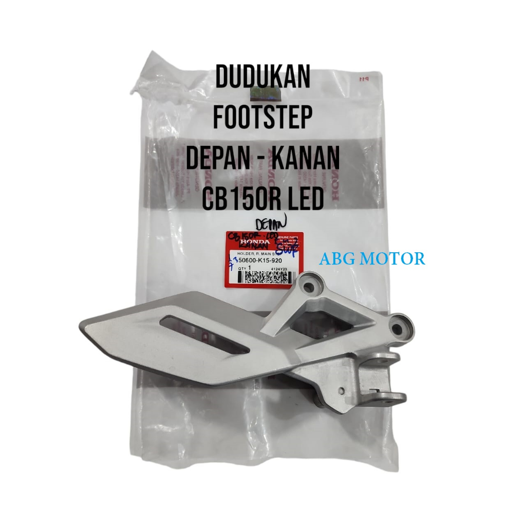 PANGKON DUDUKAN FOOTSTEP DEPAN KANAN CB150R CB 150 R LED ORIGINAL