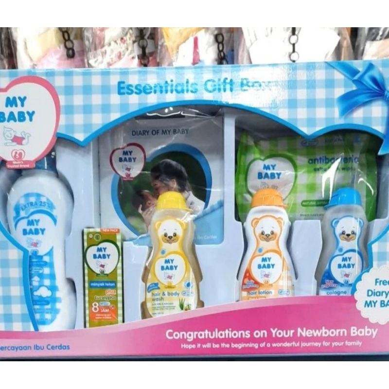 My baby gift box paket mandi bayi kado bayi sabun mandi anak shampo bayi paket mandi bayi
