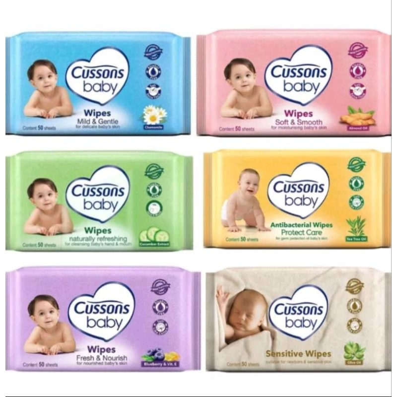 TISSUE BASAH BAYI CUSSONS BABY / CUSSONS BABY WIPES / TISSUE BAYI