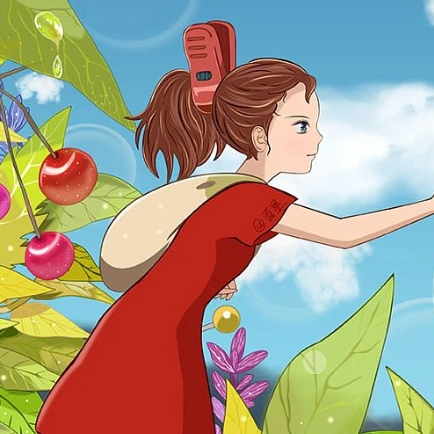 Ay00 AC102 Jepit Rambut Aksesoris Rambut Arrietty Studio Ghibliii