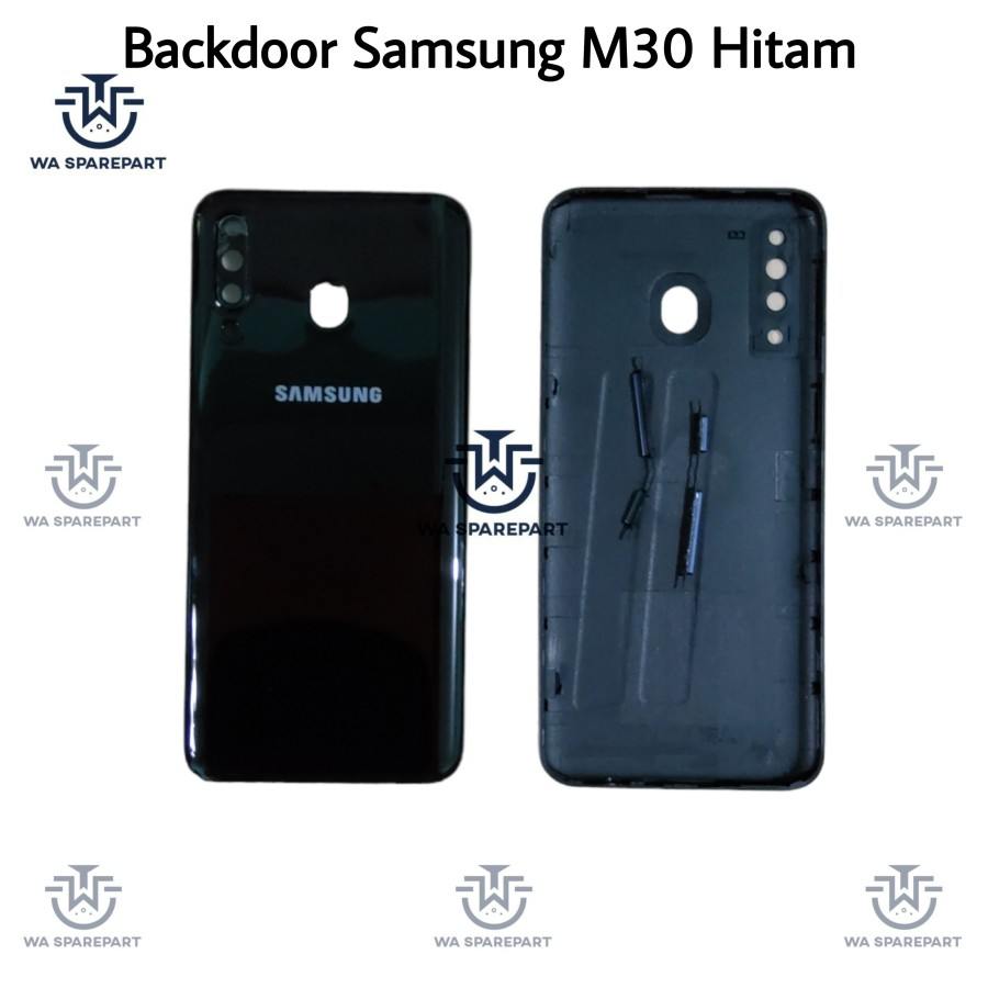 BACKDOOR SAMSUNG M30 M305 M305F HITAM TUTUP BELAKANG / BACKCOVER ORI