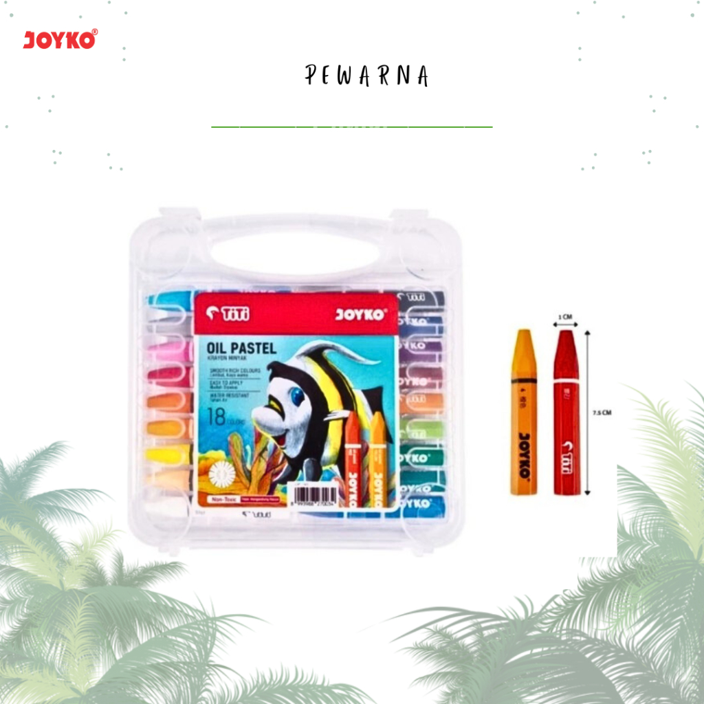 

KRAYON MINYAK / OIL PASTEL OP-18 JOYKO