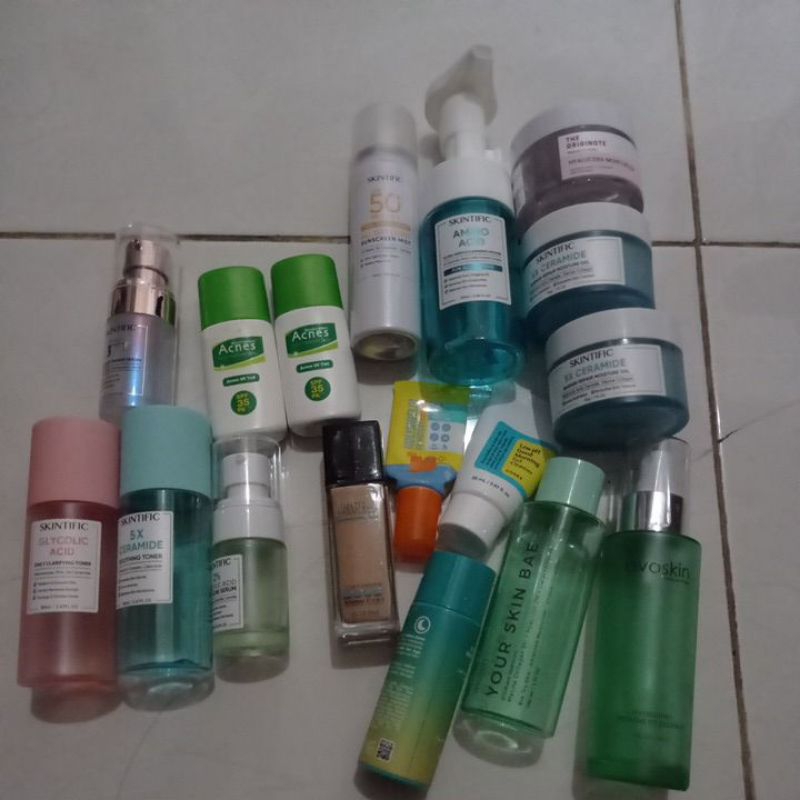 BOTOL SKINCARE KOSONG BOTOL BEKAS SKINCARE KOSONG