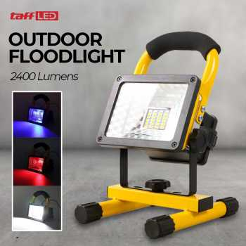 [Taff Storage.ID] TaffLED Lampu Sorot LED Outdoor Floodlight Waterproof 5000K 240V 30W - W804 - Yell