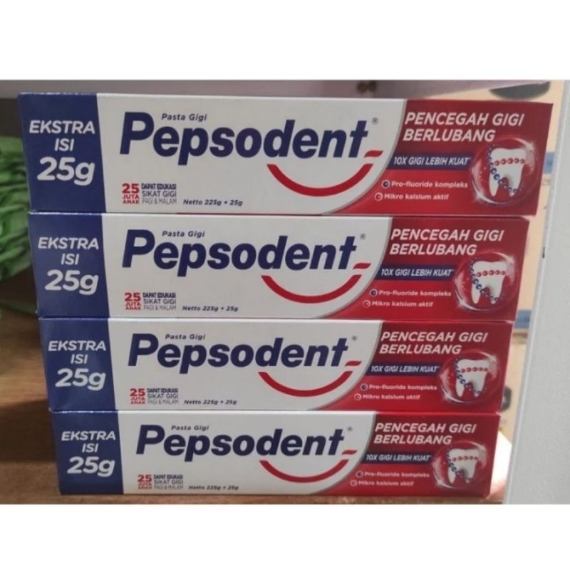 Pasta gigi Pepsodent 225gr + 25gr
