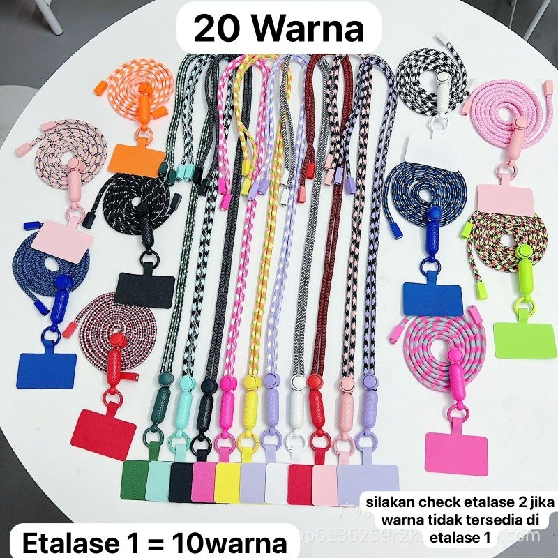 

LANYARD / TALI NAGITA BATIK BISA PANJANG flash sale PENDEK (UNIVERSAL)20 WARNA