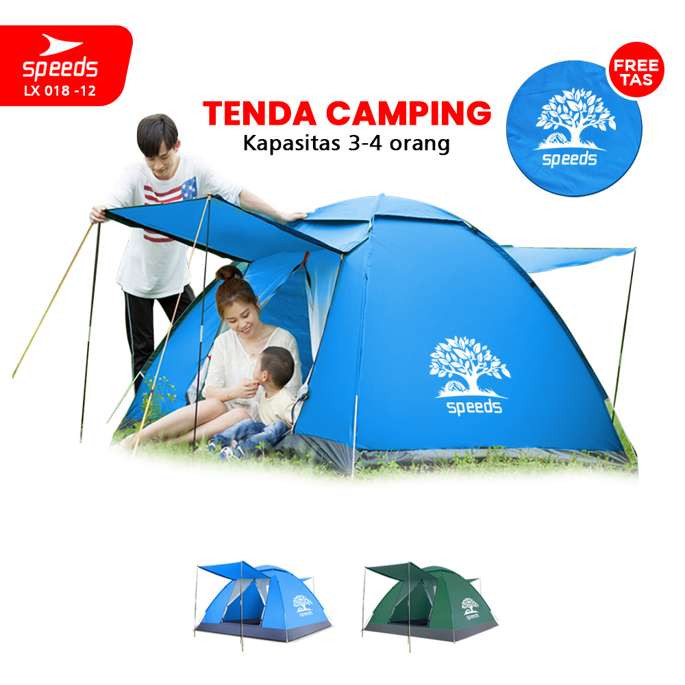 SPEEDS Tenda camping tenda otomatis 018-12
