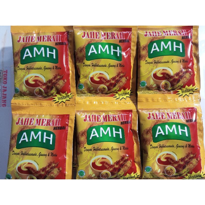 

AMH Jahe Merah Sachet isi 10 pcs @20g