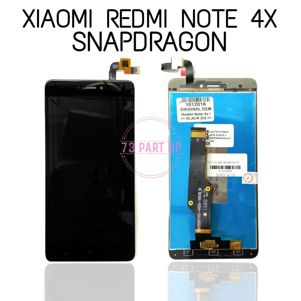 ORI OEM Lcd Touchscreen Fullset Xiaomi Redmi Note 4X Snapdragon