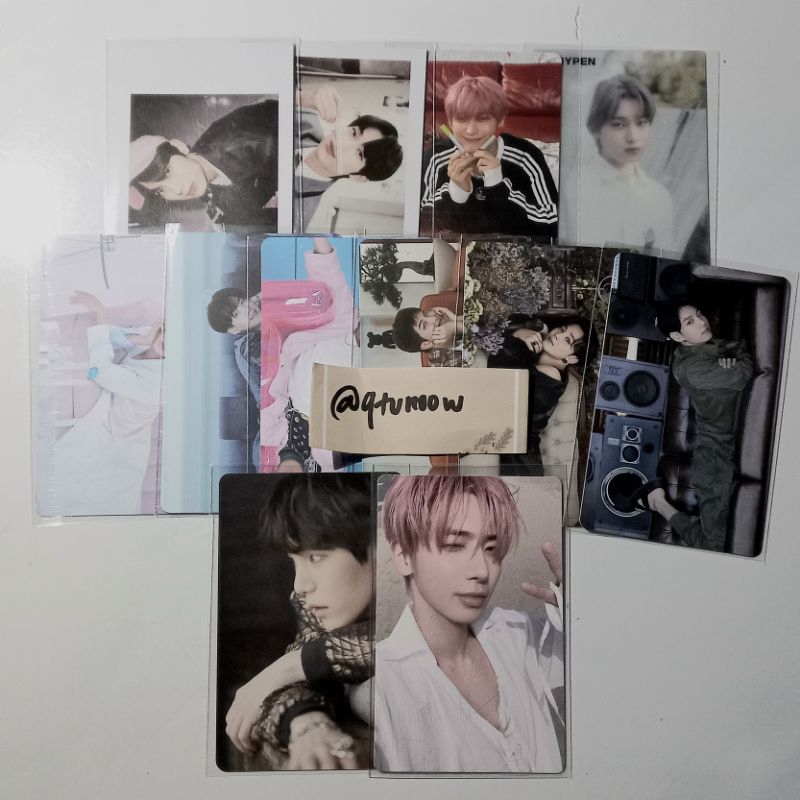 photocard sunoo pola ggu21 charybdis hakanai bts be rebahan essential taehyun farawell selca