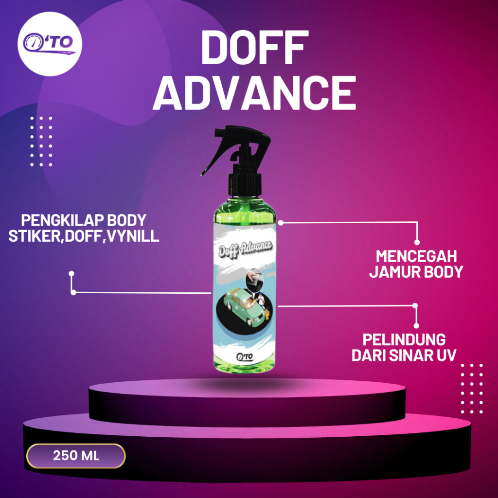 Pengkilap pelapis pelindung wax poles spesial  warna doff , doff advance