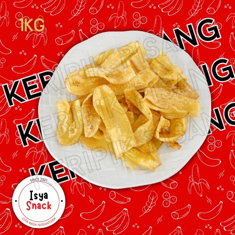 

Isya Snack - Keripik Pisang Original Kemasan 1Kg