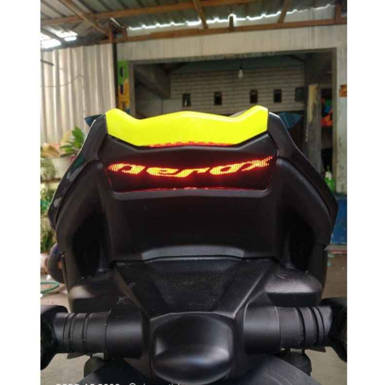 stiker lampu rem motor aerox 155cc