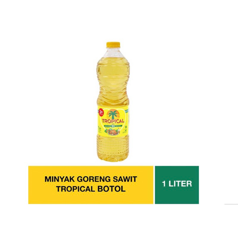 

minyak tropical 1 L kemasan botol